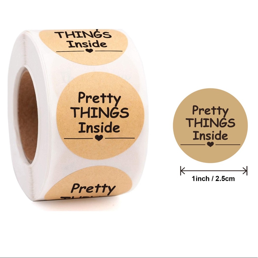 500 Thank You Stickers